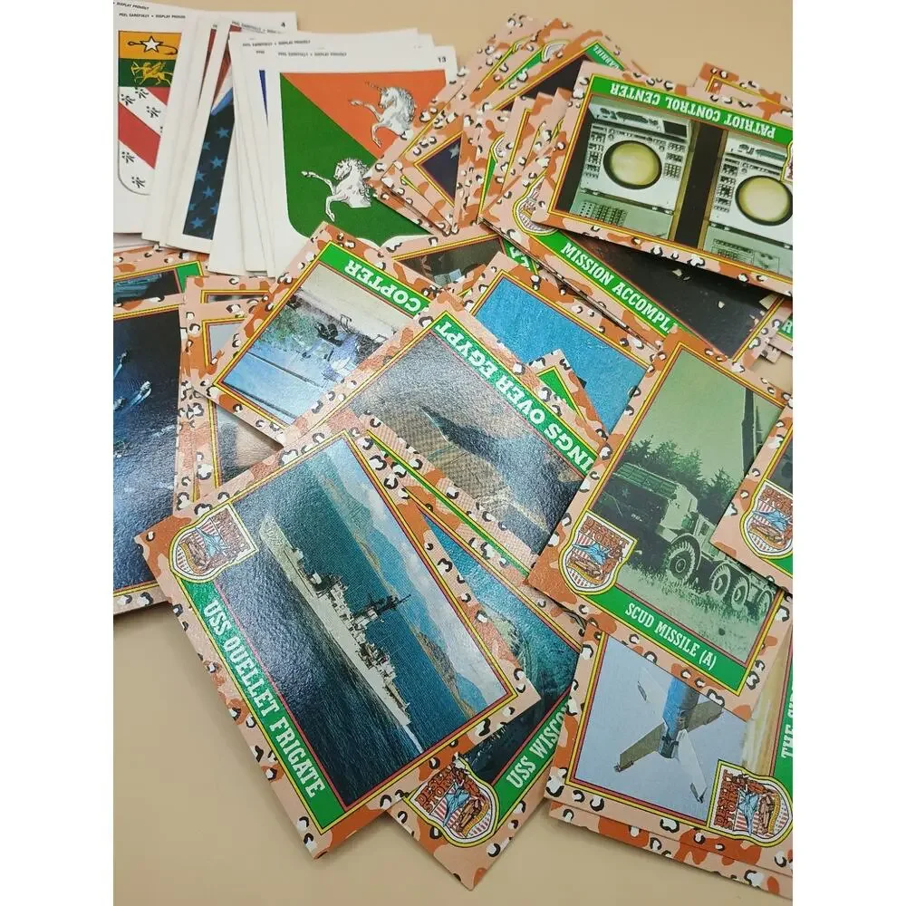 Vintage Desert Storm Trading Cards Set -Complete Set